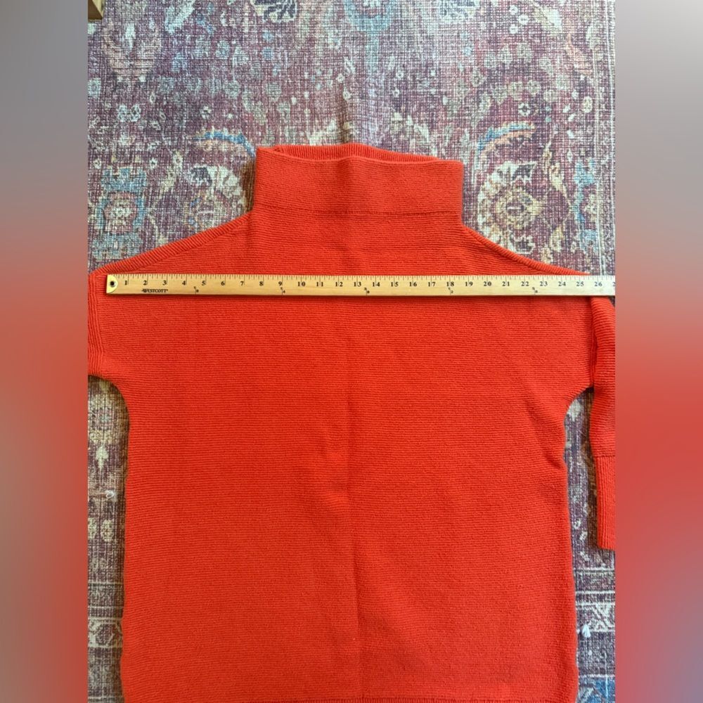 Free People Red Turtleneck Sweater - Picture 3 of 14